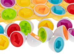 WOWO Sestavljanka v obliki jajca - Educational Puzzle Sorter, 12 kosov