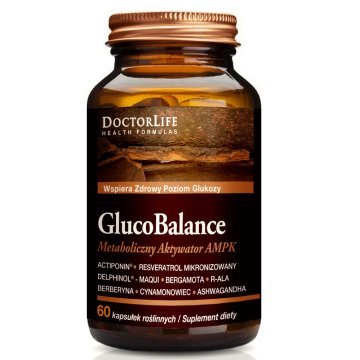 Prehransko dopolnilo GlucoBalance za nadzor glukoze 60 kapsul