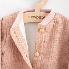 NEW BABY Nova oblačila za dojenčke Comfort Baby Muslin Jacket Pink - 80 (9-12m)