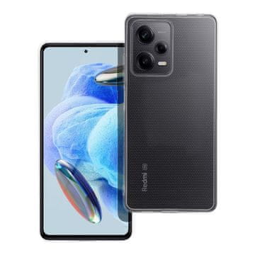 shumee Silikonski ovitek Flexair za Xiaomi Redmi Note 12 Pro 5G prozoren