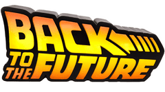 Fizz Creations Back To The Future Logo svetilka, baterijska/USB, 15 cm