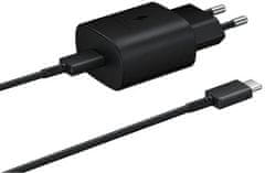 Samsung EP-T2510XBEGEU 25W hitri polnilnik vklj. kabel, črn