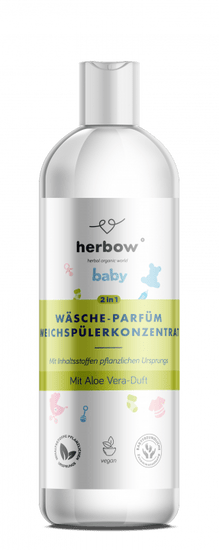 HERBOW Parfum/koncentrirani mehčalec za perilo 2v1 BABY Aloe vera, za 200 pranj