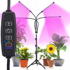 Malatec 80 LED UV svetilka za rast rastlin na stativu – tripod