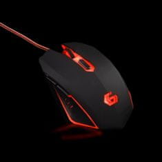 Gembird MUSG-001-B LED Gamer črna/modra miška