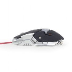 Gembird MUSG-05 RGB črno/srebrna, gaming miška