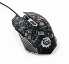 Gembird MUS-6B-GRAFIX-01 črna Gaming miška