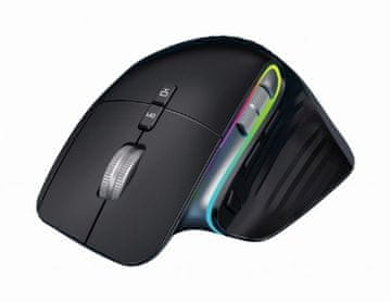 Gembird MUSG-RAGNAR-WRX900 RGB gaming črna ergonomska brezžična miška