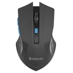 Defender Accura MM-275 črno/modra brezžična miška