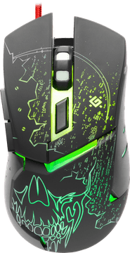 Defender Alfa GM-703L RGB črna gaming miška