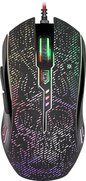 Defender OverLord GM-890 RGB črna gaming miška