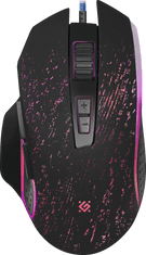 Defender Syberia GM-680L RGB črna gaming miška