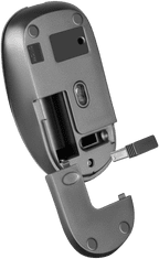 Defender WAVE MM-995 srebrna tiha brezžična miška