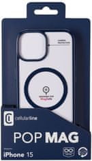 CellularLine MagPure ovitek za Apple iPhone 15, moderr (POPMAGIPH15B)