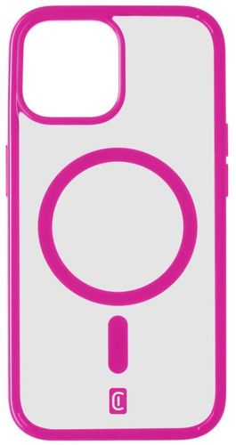 cellularline zaščitni zadnji ovitek Pop Mag zadnji ovitek s podporo Magsafe za Apple iPhone 15, prozoren / roza POPMAGIPH15F