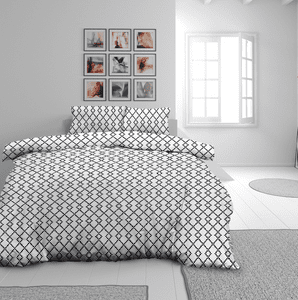  Svilanit posteljnina Pixel, bombažna, 200x200 + 2x 50x70 cm