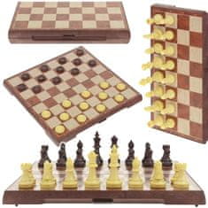 Nobo Kids Klasični šah, magnetna dama 2v1