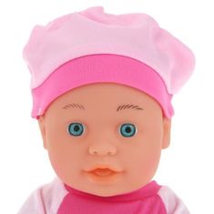 Nobo Kids Punčka Sleepyhead Baby Doll 30 cm - malina