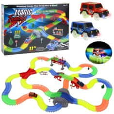 Nobo Kids Svetleča avtomobilska steza 458el Magic Track 2 Cars