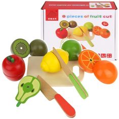 Nobo Kids Leseno sadje in zelenjava za rezanje na magnet