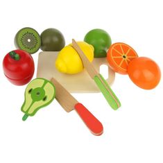 Nobo Kids Leseno sadje in zelenjava za rezanje na magnet