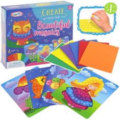shumee Creative Foam Mosaic Paste Genius Kid Owl Flower