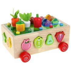 Nobo Kids Montessori sorter Igra Zelenjava Korenje Črvi