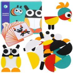 Nobo Kids Kreativni leseni puzzle mozaik 40 kosov.