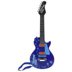 Nobo Kids Električna rock kitara s kovinskimi strunami, modra