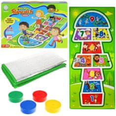 Nobo Kids Velika igralna podloga za skakanje Hopscotch 200x90 cm