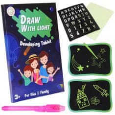 Nobo Kids Svetlobna risalna tabla Knjiga A4 LED