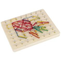 Nobo Kids Kreativna lesena sestavljanka z vzorcem radirk