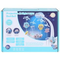 Nobo Kids Vrtiljak Postelje Živali Projektor Modra