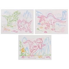 Nobo Kids Čarobna 3D LED tabla za risanje dinozavrov