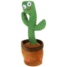 Nobo Kids Singing Dancing Cactus Talks Repeats LED USB