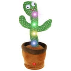 Nobo Kids Singing Dancing Cactus Talks Repeats LED USB