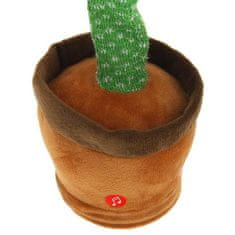 Nobo Kids Singing Dancing Cactus Talks Repeats LED USB