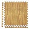 Podloga za telovadbo Puzzle (4 kosi), srebrna/barva lesa