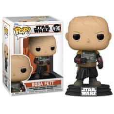 Funko POP: Star Wars Mandalorian - Boba Fett without Helmet figurica (#490)