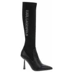 Karl Lagerfeld Škornji elegantni čevlji črna 36 EU KL31376F623KWK0S