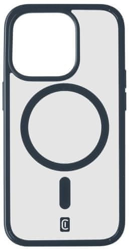 cellularline zaščitni zadnji ovitek Pop Mag zadnji ovitek s podporo Magsafe za Apple iPhone 15 Pro, prozoren / moder POPMAGIPH15PROB