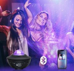 Malatec LED RGB star projektor in bluetooth zvočnik USB