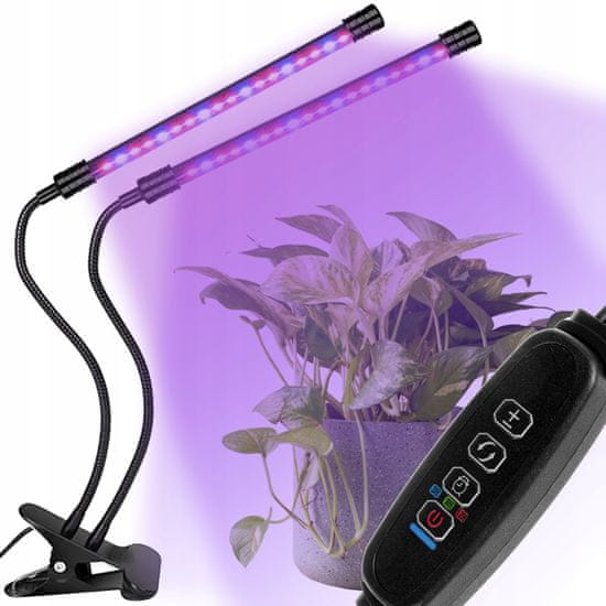 Malatec 40 LED UV svetilki za rast rastlin 20W
