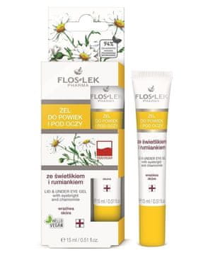 shumee Gel za veke in oči s svetlobo in kamilico 15 ml