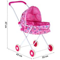2v1 voziček za punčke Deep Gondola Baby Carrier