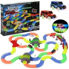 Nobo Kids Svetleča avtomobilska steza 528el Magic Track 2 Cars