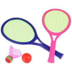 Nobo Kids Komplet za badminton: loparji, žoga, žoga