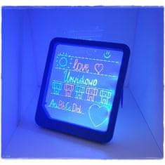 Nobo Kids LED osvetljena transparentna tabla - modra