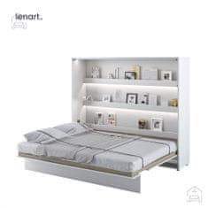 Trianova Postelja v omari Lenart - Bed Concept 14 - 160x200 cm - bela