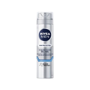 shumee Men Skin Protection Silver Protect gel za britje 200 ml